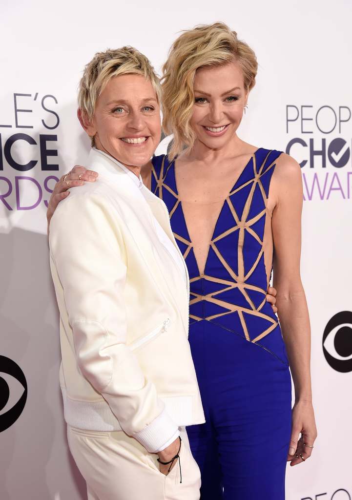 This image has an empty alt attribute; its file name is Ellen-DeGeneres-Portia-de-Rossi.jpg