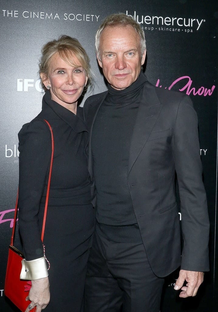 This image has an empty alt attribute; its file name is Sting-and-Trudie-Styler.jpeg
