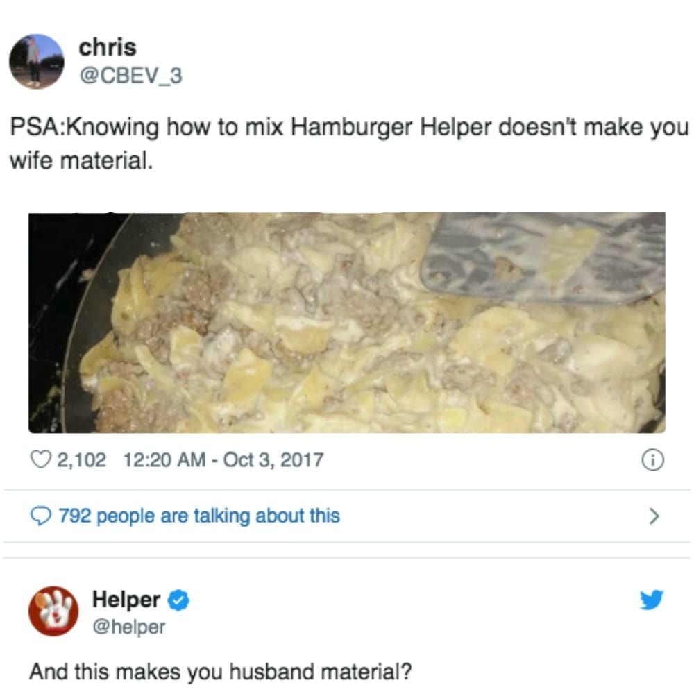 This image has an empty alt attribute; its file name is hamburger-helper-split1.jpg